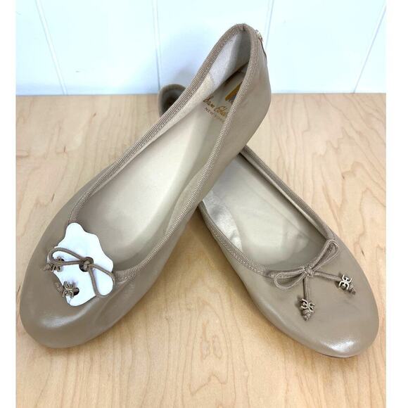 NWOB Sam Edelman Felicia Luxe Ballet Flat in Buff Tan Size 9.5 - Picture 3 of 8